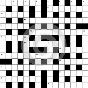 British crossword grid