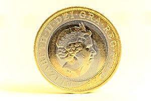 British currency Two Pound Coin