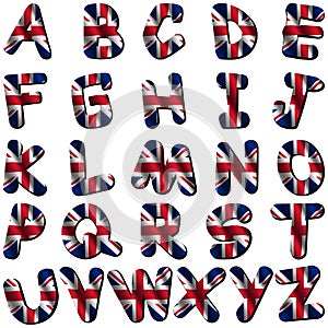 British flag font