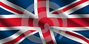 British flag, United Kingdom Flag Vector