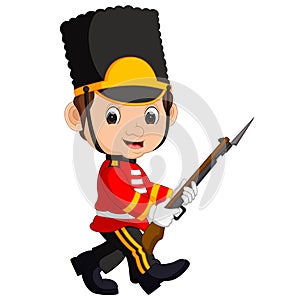British guardsman cartoon