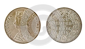 British India Victoria Empress Coin