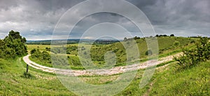 British landscape in a stormy day