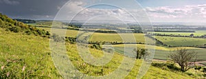 British landscape in a stormy day