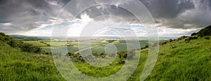 British landscape in a stormy day