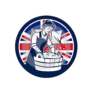 British Laundry Union Jack Flag Icon