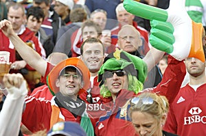 British lions & irish supporters