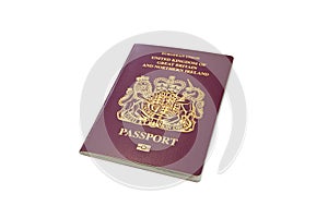 British Passport Isolated