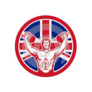 British Physical Fitness Union Jack Flag Icon