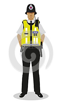 UK Policeman - Hi Vis photo