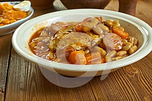 British pork cassoulet