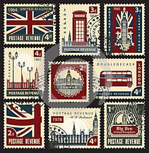 British postage stamps