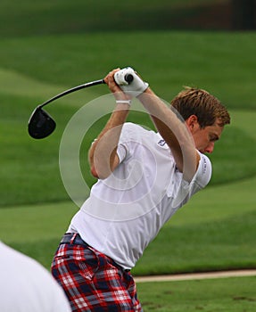 British Pro golfer Ian Poulte