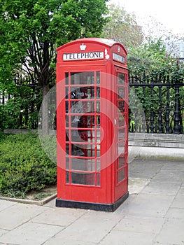 The British red phone booth