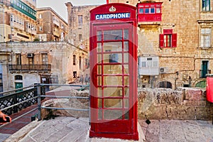 British Red Phone Booth in Malta