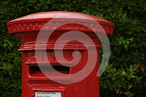 British red post box