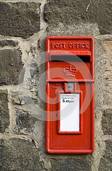 British red post box