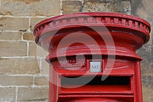 British Red Post Box