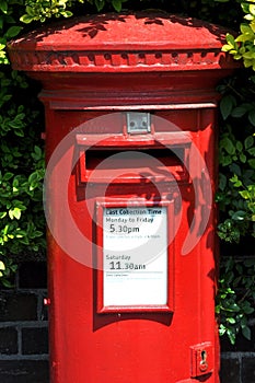 British Red Post Box