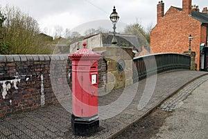 British red postbox