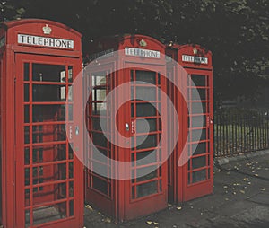 British Red Telephone Booth Concept
