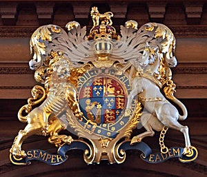 British royal coat of arms