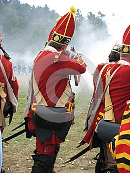 British Soldier Firing