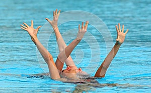 British synchro swimmers