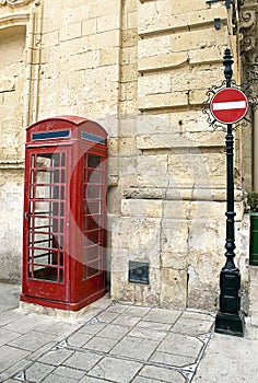 British telephone red cabin