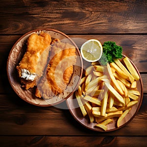 British Traditional Fish and Chips