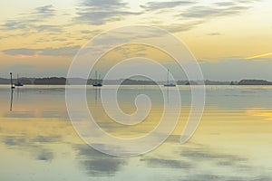 Brittany, panorama of the Morbihan gulf