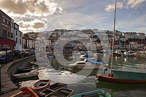 Brixham harbour, Devon, England