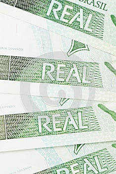 1 BRL currency background photo