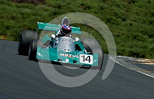 BRM Formula One racing car at speed