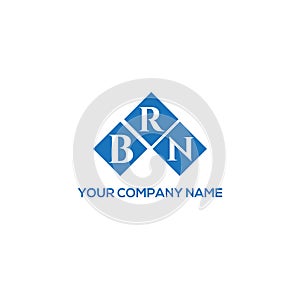 BRN letter logo design on white background. BRN creative initials letter logo concept. BRN letter design