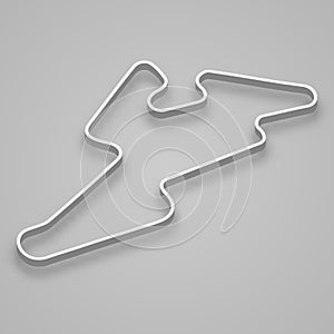 Brno Circuit for motorsport and autosport. Template for your design