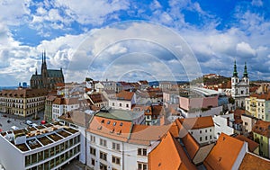 Brno cityscape in Czech Republic