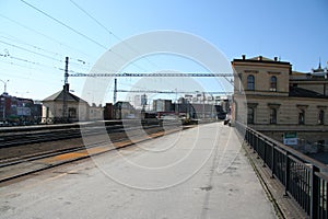 Brno train station_platform and tracks
