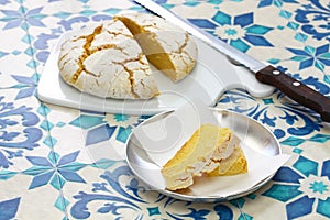 Broa, portuguese corn bread