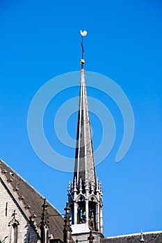 The broach of the New Church in Amsterdam, Netherlands.