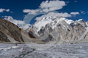 Broad peak view along the way to Ali camp, K2 trek, Pakistan