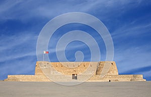 Broad view of Arad fort, photographed from south