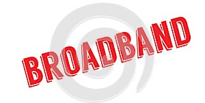 Broadband rubber stamp