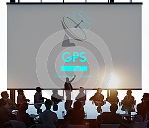 Broadcast Data Transmission GPS Navigation Concept