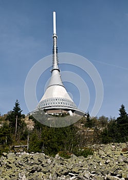 Broadcast tower and hotel