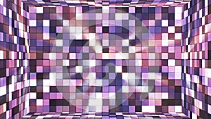 Broadcast Twinkling Hi-Tech Squares Room, Purple, Abstract, Loopable, 4K
