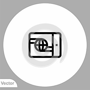 Broadcast vector icon sign symbol