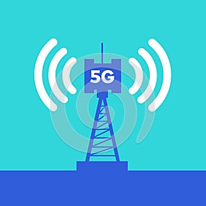 Broadcasting, transmission and distribution of 5G internet