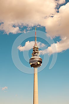 Broadcasting TV tower Torre Espana photo