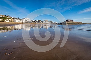 Broadstairs viking bay beach at dawn isle of thanet